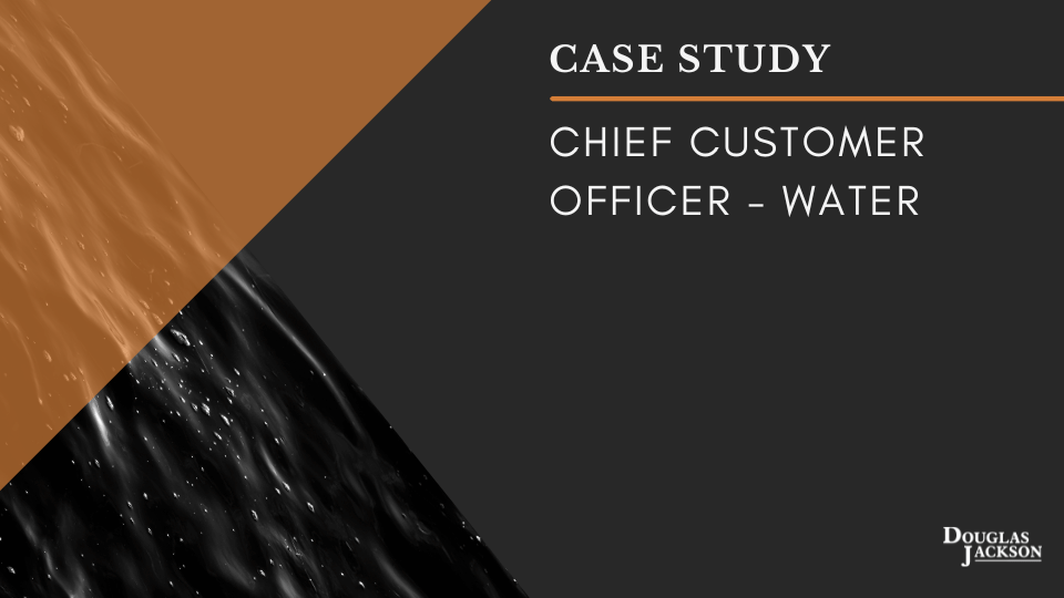 Chief Customer Officer Utilities Water